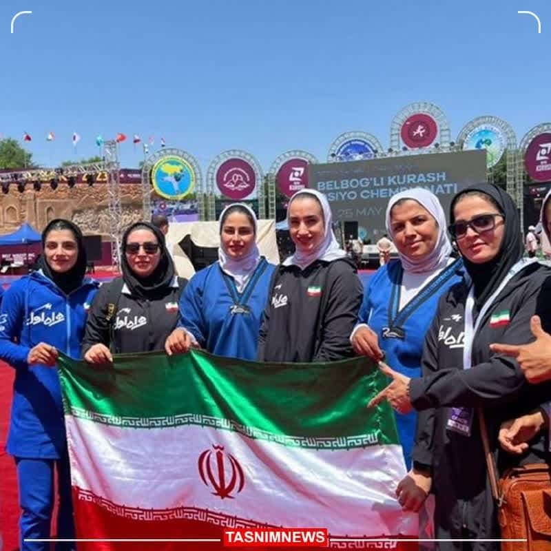 تیم ملی کشتی آلیش بانوان ایران قهرمان آسیا شد